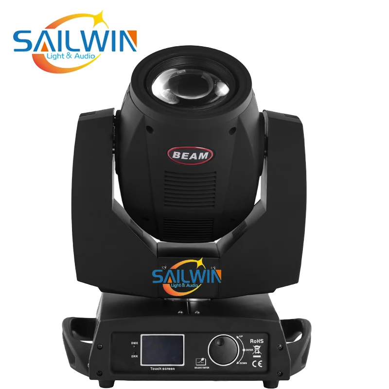 

SAILWIN STOCK 7R Lyre Moving Head Beam Light Stage Beam Lights For Stage Event Club Party 14 Gobos DJ Lighting