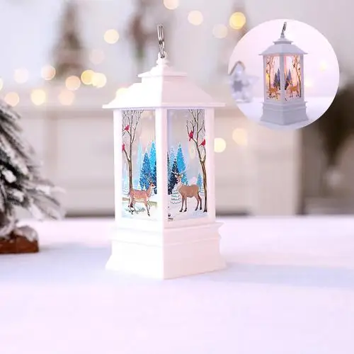 Санта-Клаус домашние светодиодные лампочки для декора лампы Висячие Фонари рождественские украшения - Цвет: 1