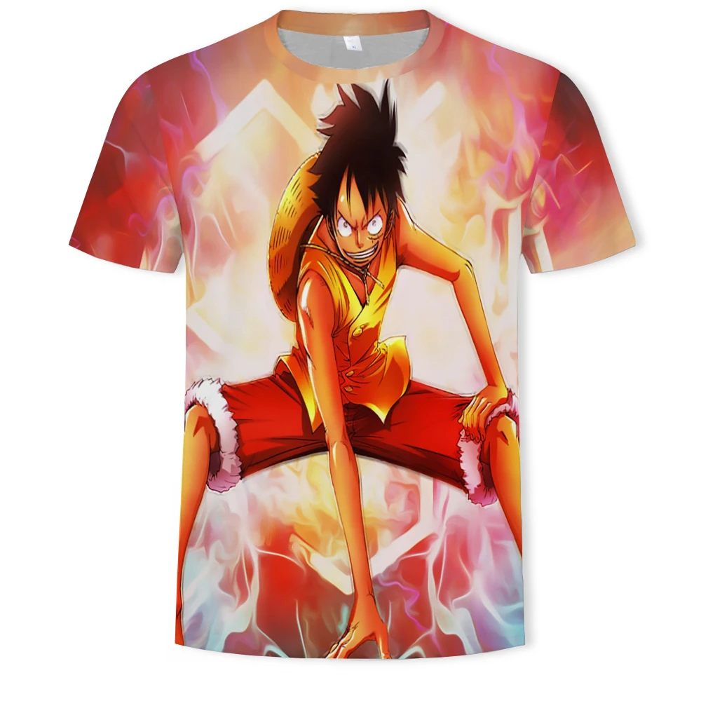 Cosplay Anime Besar t-shirt Pria 