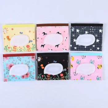 

EVA Eco-friendly 18*16CM Portable Wet Wipe Bag Luminescence Rope Cleaning Wipes Case Wipes Container 1Pcs Reusable