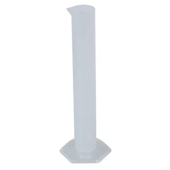 

50 ml Transparent plastic graduated tube.