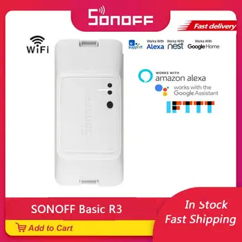 

1/2/3/4/5/6 PCS SONOFF Basic R3 Smart Switch APP Smart Home WIFI 10A Modules Smart Compatible With Alexa Google Home Automation