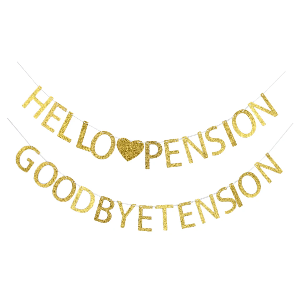 Блеск Прощай натяжения Hello гостевой дом овсянка баннар на вечерние украшения подвесная гирлянда наряд для фотосессий