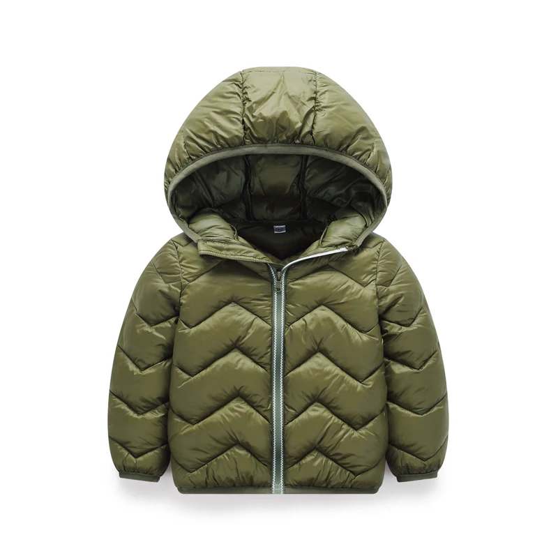 New Boys Girls Jacket Parkas Winter Jacket For Girls Boys Coat Kids Warm Hooded Outerwear Children Clothes - Color: 2