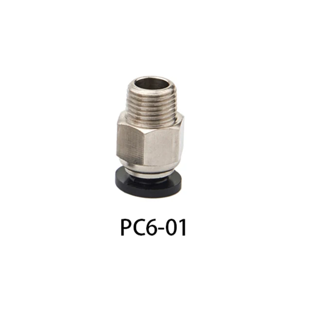 Pneumatic Connectors Bowden Extruder J-head Hotend for OD 4mm or 6mm PTFE Tube Quick Coupler j-head Fittings 3D Printer Parts PC6-01