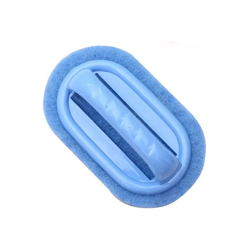 A random color 1pc 1 шт. щетка для ванны пластиковая ручка губка щетка для чистки туалета щетка кухня для очистки раковины Ванная комната стекло стены Чистящая губка - Цвет: A random color 1pc