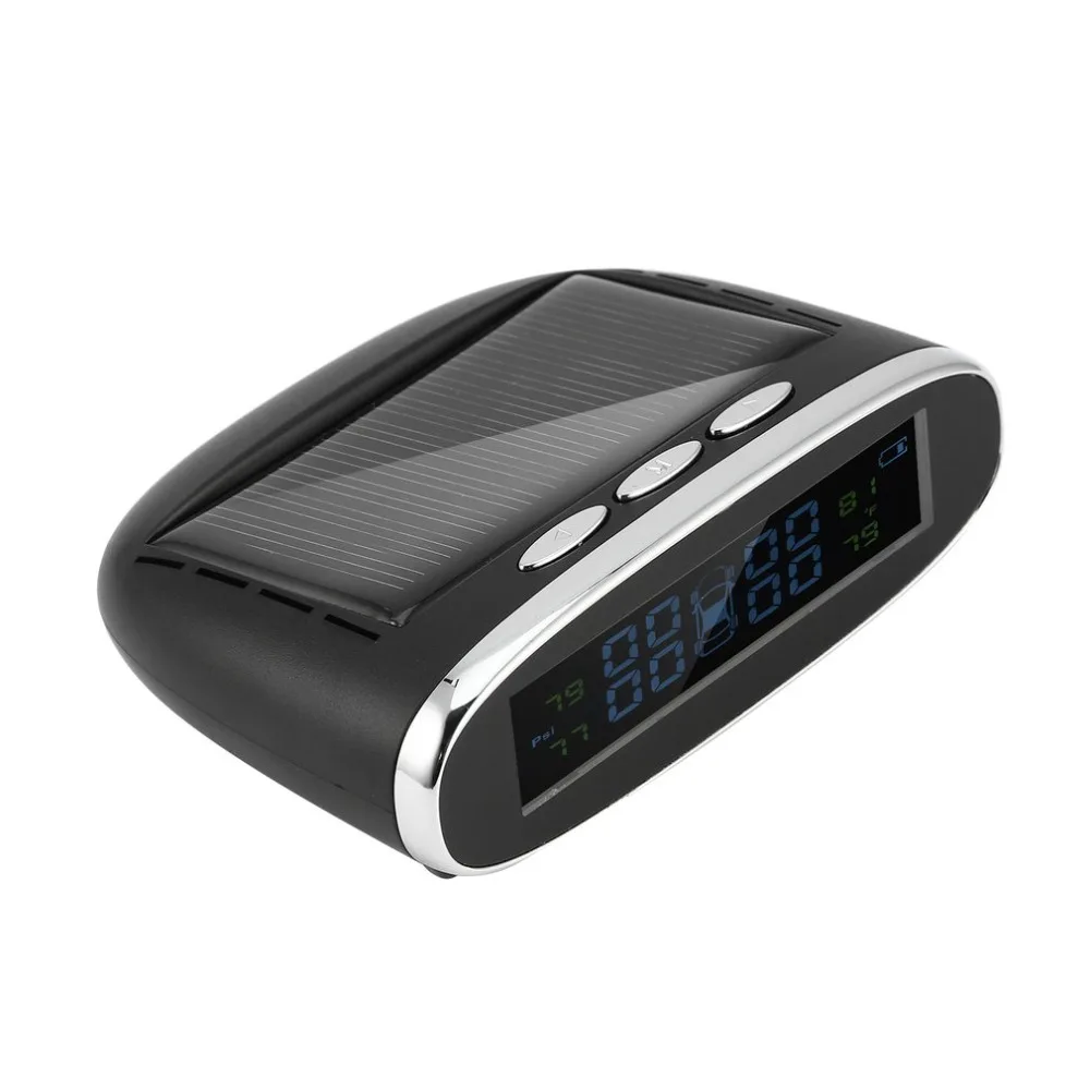 Умный автомобиль TPMS в режиме реального времени, система контроля давления на солнечной батарее, ЖК-Цифровая автоматическая система охранной сигнализации