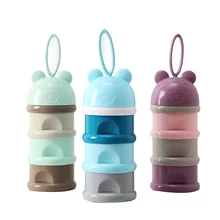 3 слоя Pp+ силиконовый контейнер для хранения детского питания, коробка для закусок, коробки для молока, контейнер для молока для малышей, портативная коробка для еды для кормления ребенка