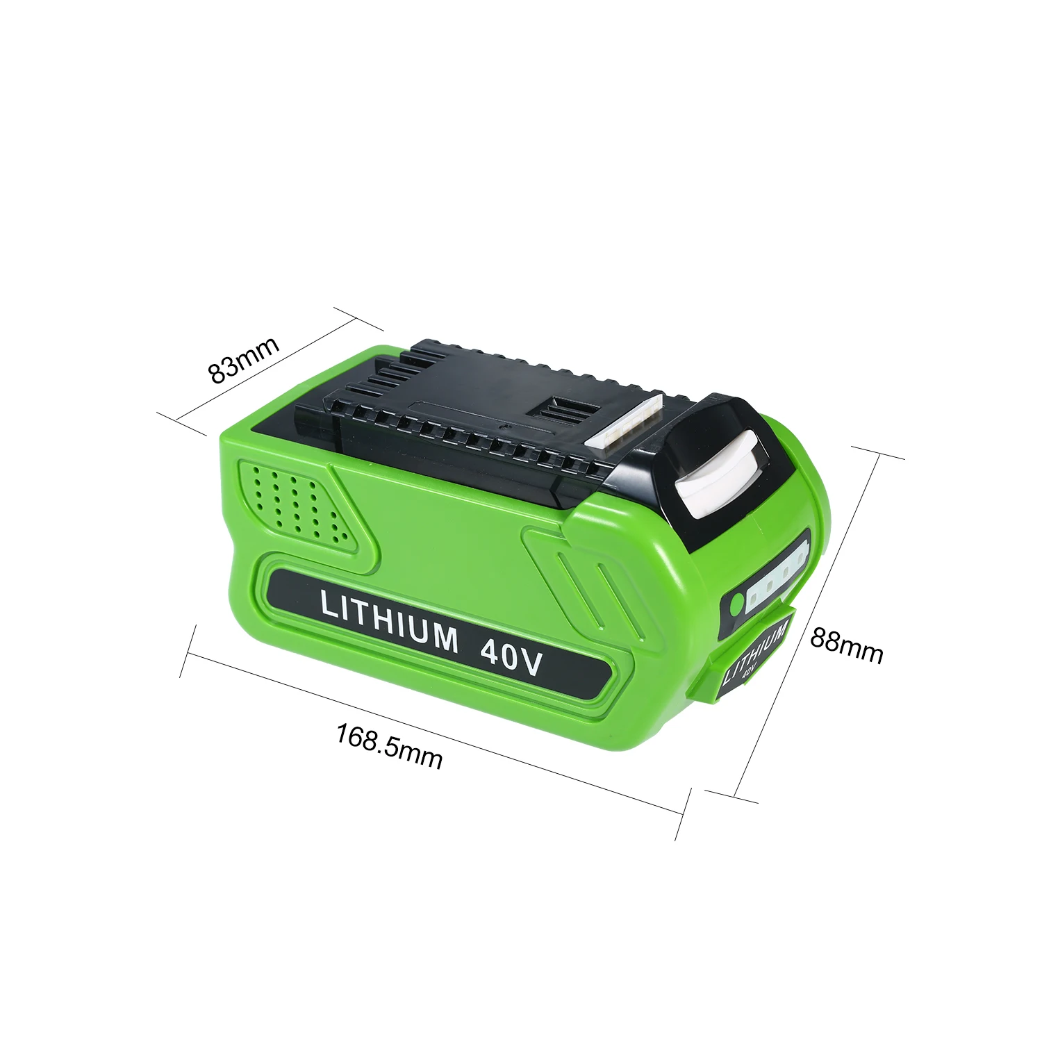 2500 mah/4000 mah/5000 mah перезаряжаемая запасная батарея для 40V GreenWorks 29462 29472 22272 G-MAX GMAX