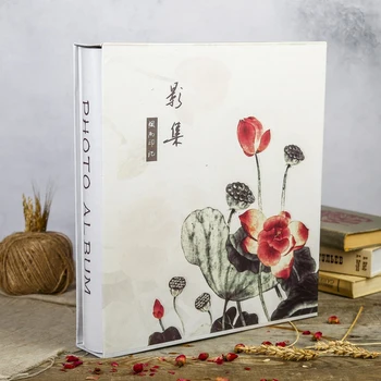 

Photo album for 700 photos 10x15 cm "lotus flowers" in the box 36,6x33,8x5 cm