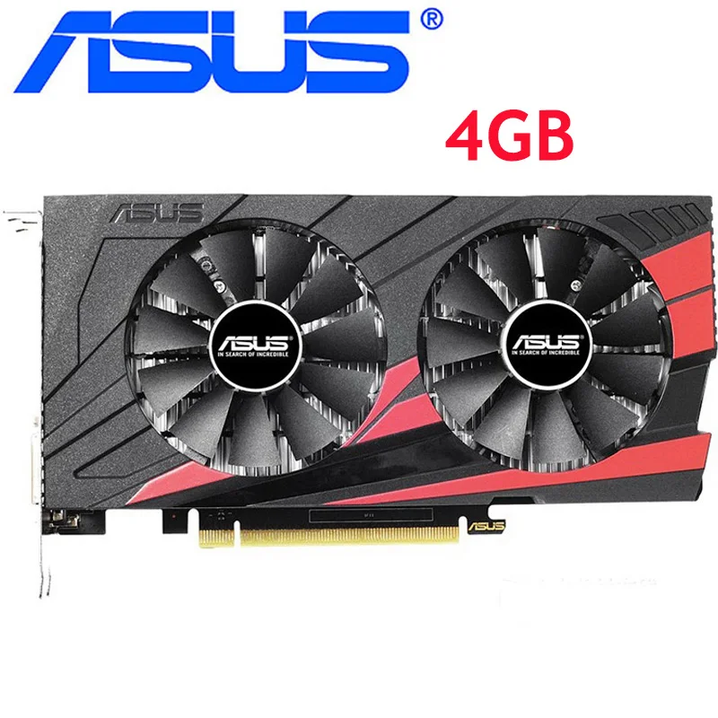 Оригинальная Видеокарта ASUS GTX 1050 Ti 4 Гб бит GDDR5 графические карты для nVIDIA VGA Geforce 1050ti