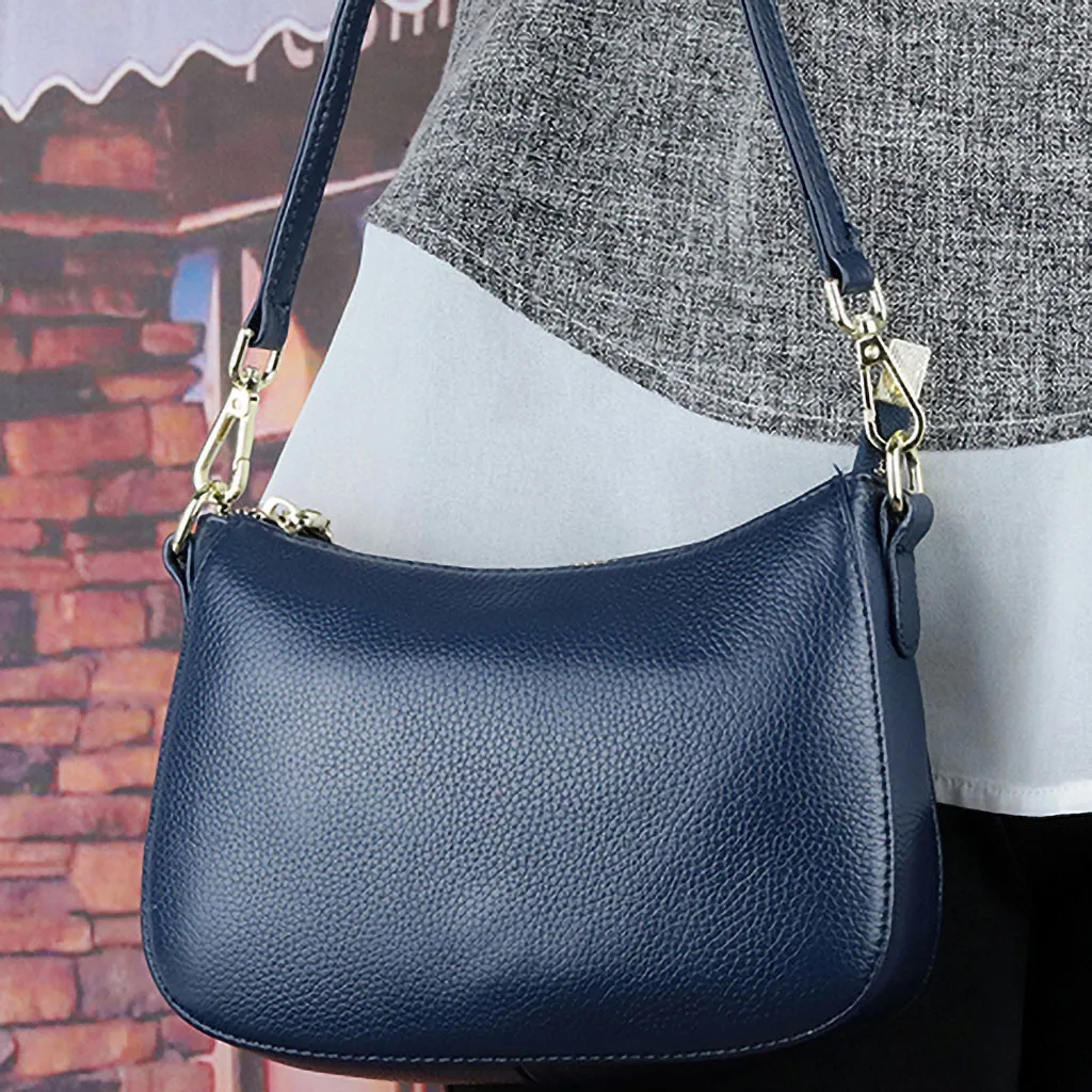 Высококачественная масляная восковая кожа два комплекта композитной сумки женские сумки новая мода высокое качество Повседневная дикая сумка через плечо#1