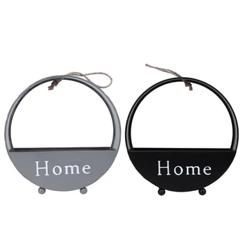 

2Pcs Indoors Iron Hanging Plant Pots Wall Pot Desktop Sitting Room Wall Hanging Flowerpot Garden Flower Pots and Planter Hanging