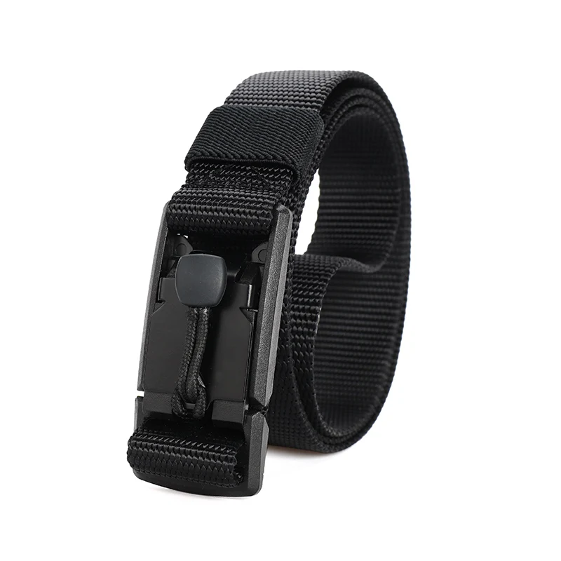 Военный тактический ремень с магнитной пряжкой металлический наружный