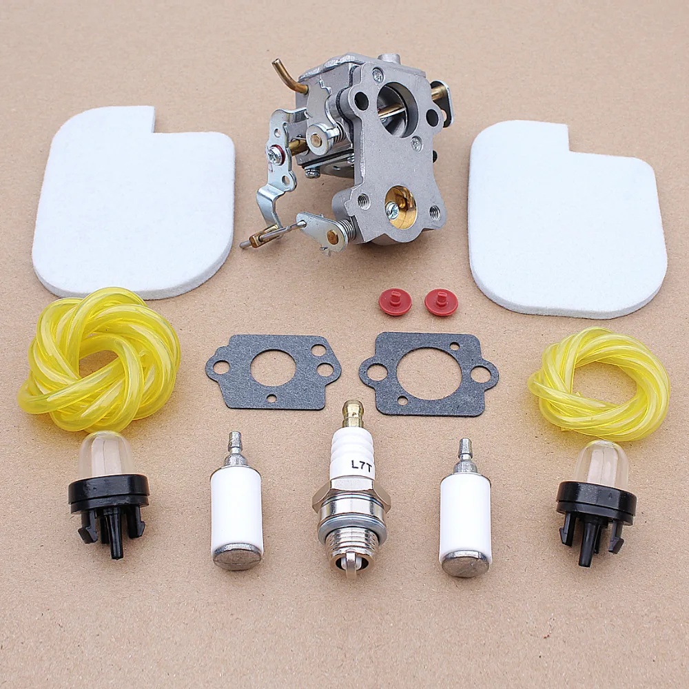 Карбюратор Carb КОМПЛЕКТ ДЛЯ Poulan Pro PP4218A 1" 42CC Tune Up Kit часть бензопилы