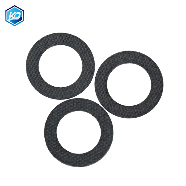Customized CNC Cutting 1pcs Carbontex Drag Washer For Fishing Reels Carbon Fiber Washer 1.0mm Ring Brake Pad For Fishing Reels 5