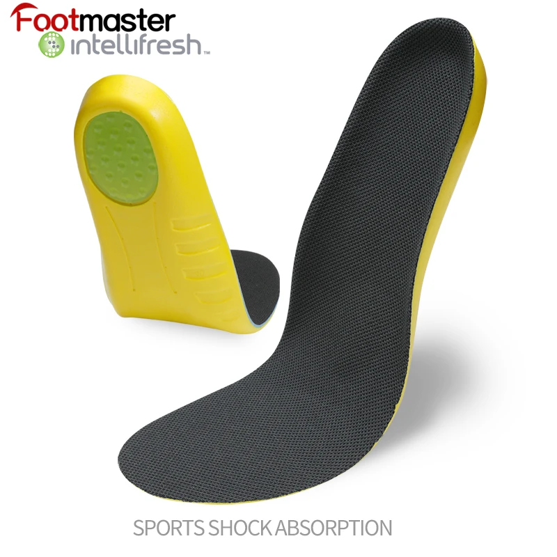 

FootMaster Light Sports Orthopedic Insole PU Insole To Relieve Flat Feet Insoles Arch Support Shoe Pad Unisex Insole