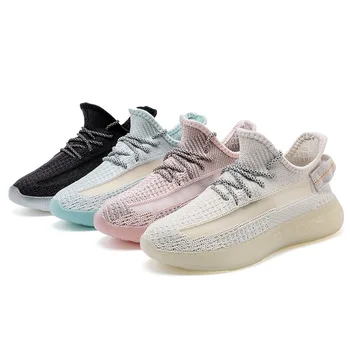 

Women Sneakers Shoes 2020 new Breathable Designer Casual Sock Shoes Light high quality lace up Woman Running Shoe 5h24
