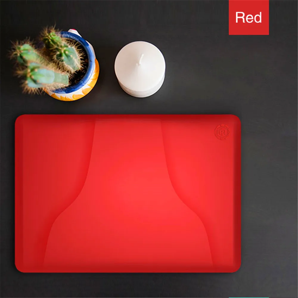 Чехлы для ноутбуков huawei Matebook X Pro защитный чехол для ноутбука ультратонкий легкий ПК не коврик против скольжения Чехлы для ноутбуков с ручкой - Цвет: Красный