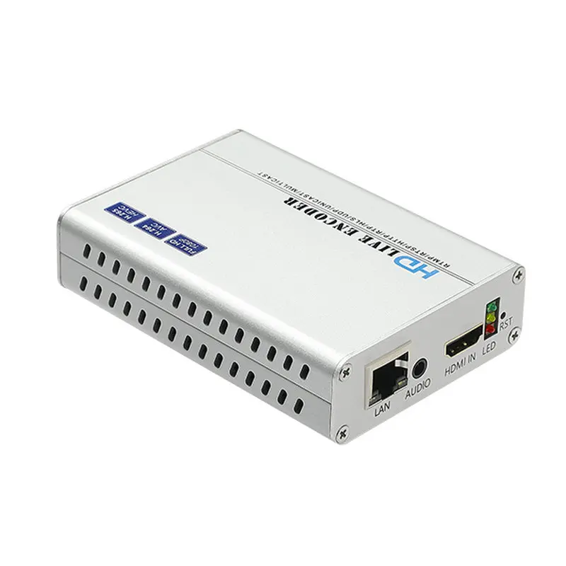 Кодировщик H.265 HEVC RTMPS UDP RTSP HLS HD IP видео для прямой трансляции Mpeg4 HDMI IPTV