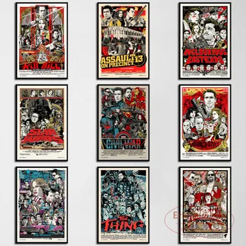 

Popular Hot Classic Movie Kill Bill Iron Man Thing Retro Vintage Canvas Painting Posters And Prints Wall Art Picture Home Decor
