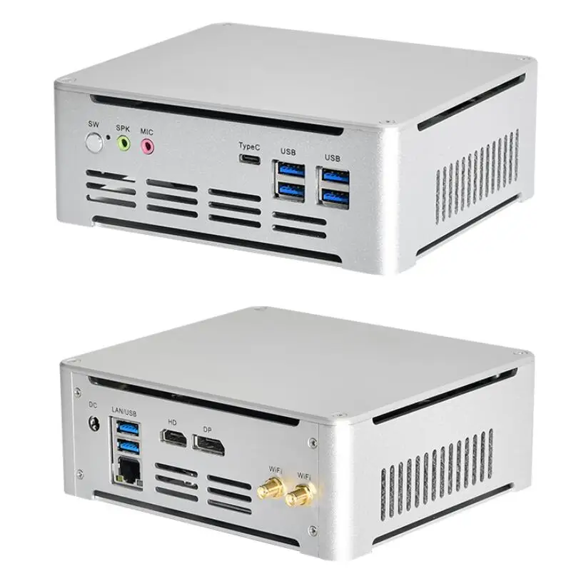 Новейший мини ПК IntelCore 7 го поколения i5 7300HQ/i7 7820HK Intel UHD630 win10 4 ядра 8 потоков 2 4G + 5G