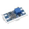 1PC MT3608 DC-DC Adjustable Boost Module 2A Boost Plate Step Up Module with/without MICRO USB 2V-24V to 5V 9V 12V 28V ► Photo 3/6