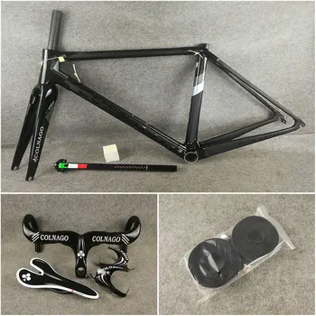 

Package for sale BoB Black on Black T1100 UD Matte-Glossy Colnago C64 carbon road frames+Handlebar+Saddle+Bottle cages