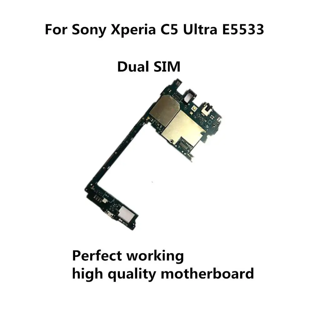 Тестирование работы оригинальная разблокированная материнская плата для Sony Xperia C5 Ultra E5533 логическая схема электронная панель