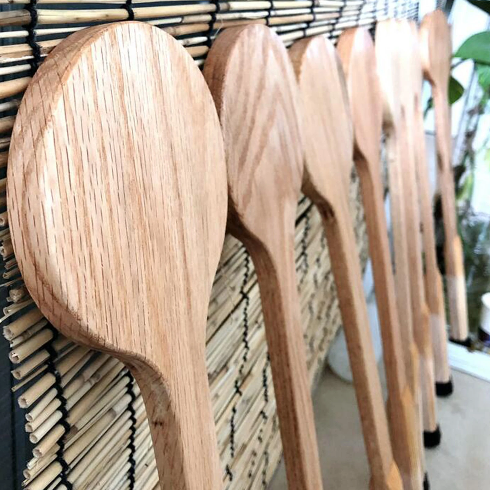 Tennis Racket Pointer Wooden Tennis Spoon Practice Batting Accurate Hitting Trainer Portable Practice Equipment