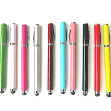 1000 шт/партия 2 в 1 шариковая Точка емкостный экран Стилус сенсорная ручка для IPhone 8 7 IPad samsung Galaxy мобильный телефон планшетный ПК