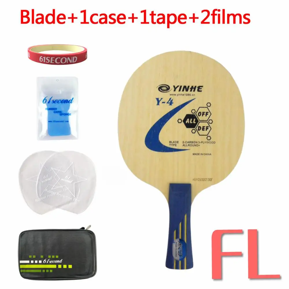 FL with F 1 case Yinhe Млечный Путь галактика Y-4 Y4 Y 4 настольный теннис пинг понг лезвие - Цвет: FL with F 1 case
