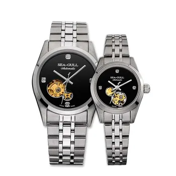 

Genuine Seagull 36mm Dial Self-winding 3 Hands Exhibition Back Automatic Watch M149SK for couple
