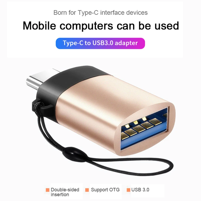 USB 3,0 type-C OTG кабель адаптер type C USB-C OTG конвертер для Xiaomi Mi5 Mi6 huawei samsung мышь клавиатура USB диск флэш