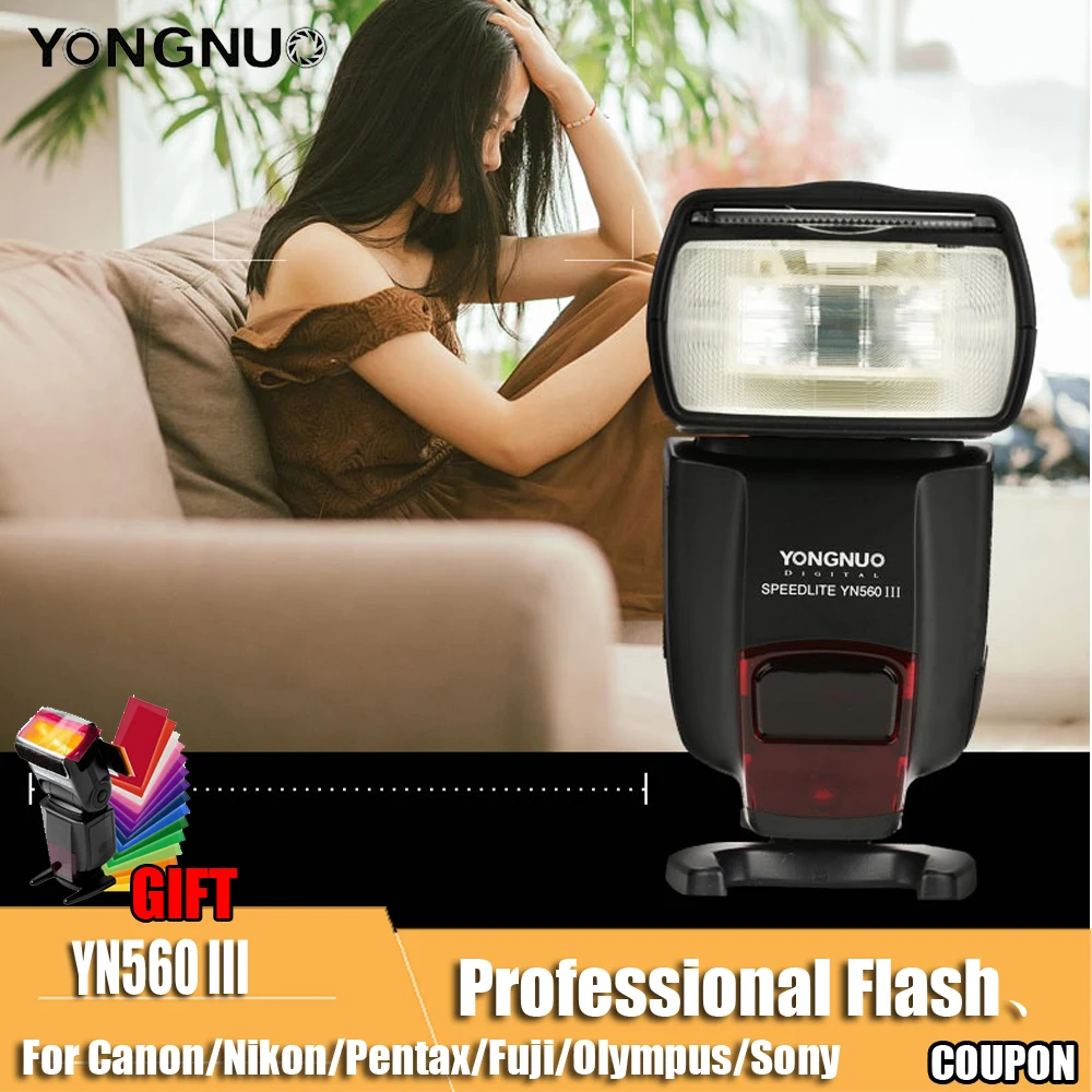 Yongnuo YN560 III YN560III вспышка 2 4G Беспроводная Master & Group photo Speedlite для Nikon Canon Pentax Olympus sony DSLR