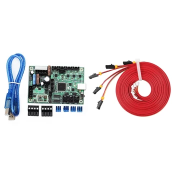 

1Pcs Dc 10-28V Mini-Rambo 1.3 Control Board Set Kit & 5Pcs 1M Nama17 42 Stepper Motor Cables