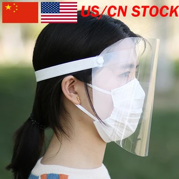 

1pcs Shield Transparent Anti-Spitting Hats Full Face Dustproof Face Mask Safety Protective Cover Cooking Oil Protection