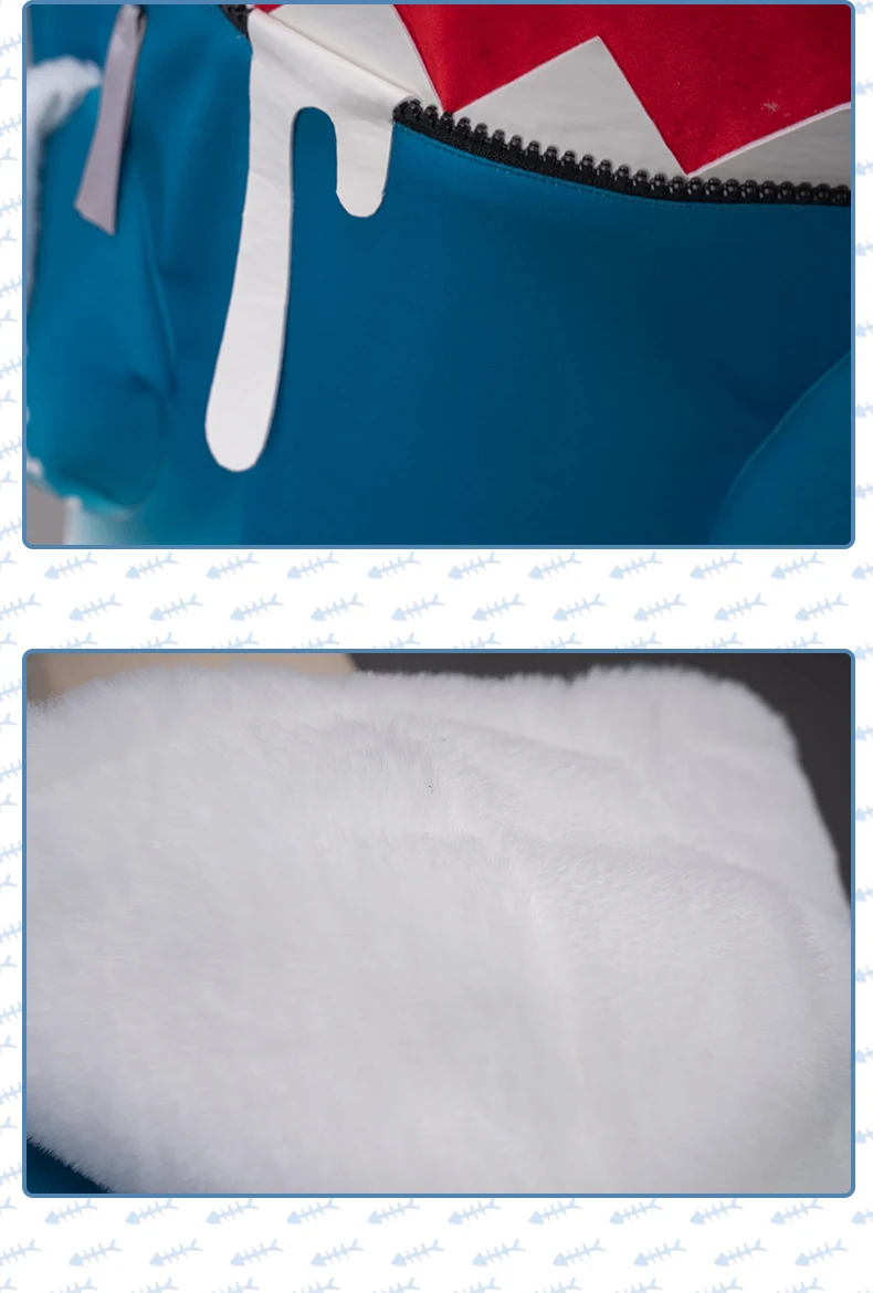 WOWO U Uwowo Hololive Cosplay Costume Shark Hat Suit Anime Costumes Girl Women Cute Blue Body -Zentai shop online H8ce49c9d8db44285bd75126e73319866b.jpg