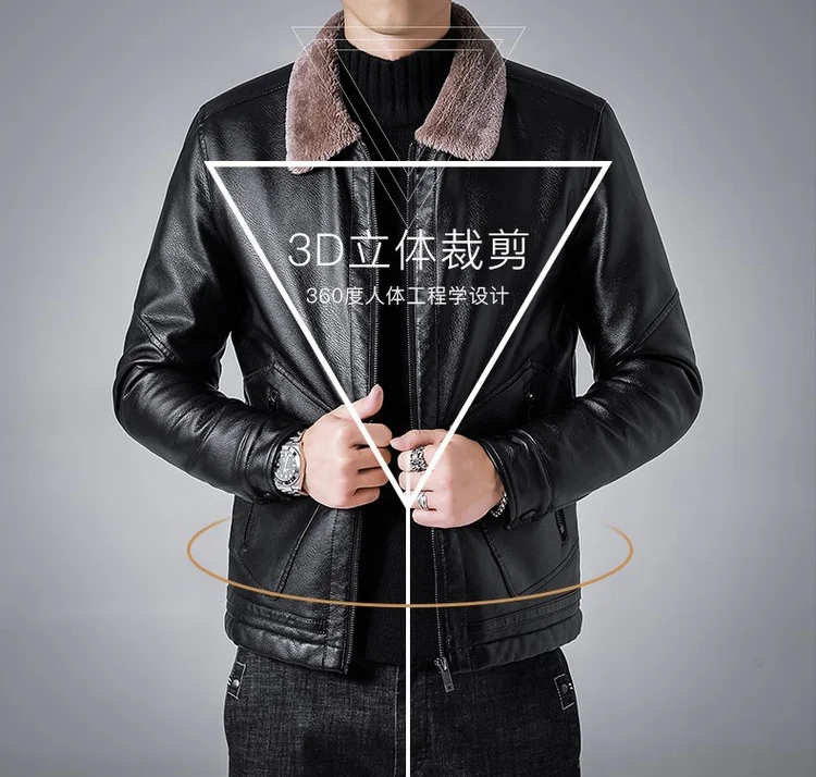 overland coats Men's Winter Fur Coats Male Genuine Leather Jackets Black Goatskin Coat Lambs Wool Liner Jacket Chaquetas Hombre Gmm432 sheepskin coat