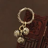 16mm Brass Handicraft Die-Casting Wind Chimes Bell Button Wind Bell Tibetan Bronze Bell Gift Home Souvenir Decoration Pendant 4