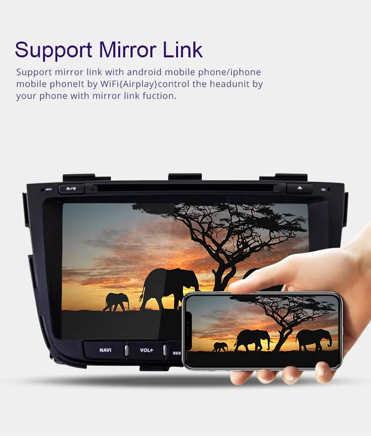 Excellent TOPBSNA Android 9.0 Car DVD multimedia Player for kia Sorento 2013 2014 2015 2 Din Car Radio Multimedia WIFI Stereo Headunit RDS 6