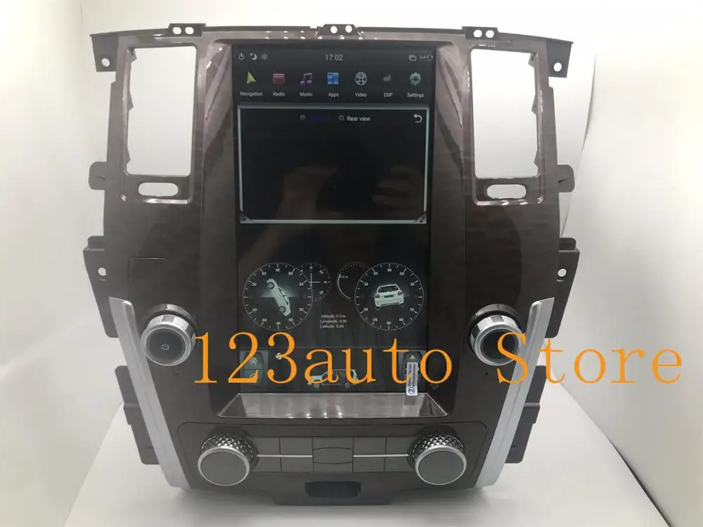 13 6 дюймов вертикальный Tesla стиль Android 9 0 Авто DVD GPS плеер naivigation для NISSAN PATROL 2010 2018