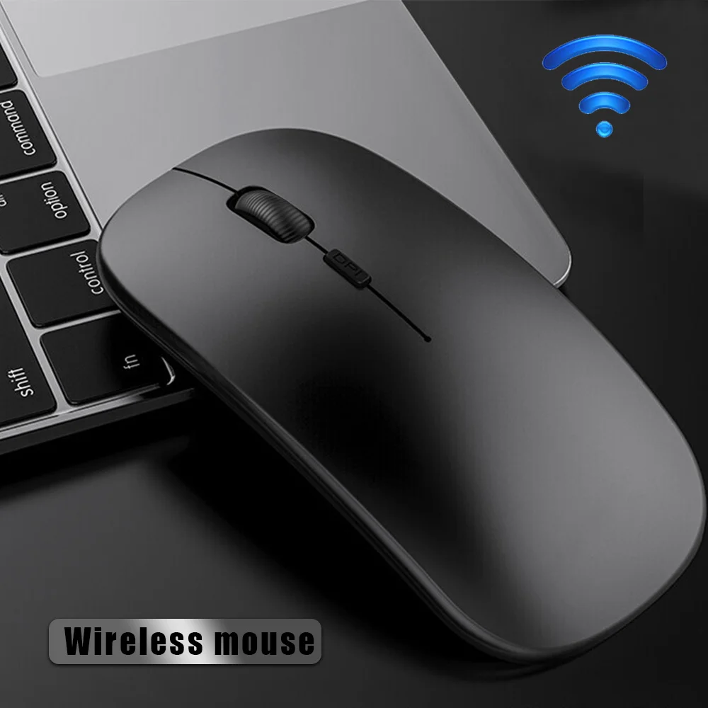 

Wireless Mouse Silent Computer Bluetooth Mouse Ergonomic Battery Mouse 2.4Ghz USB Optical Mice for Laptop/tablet/Desktop PC