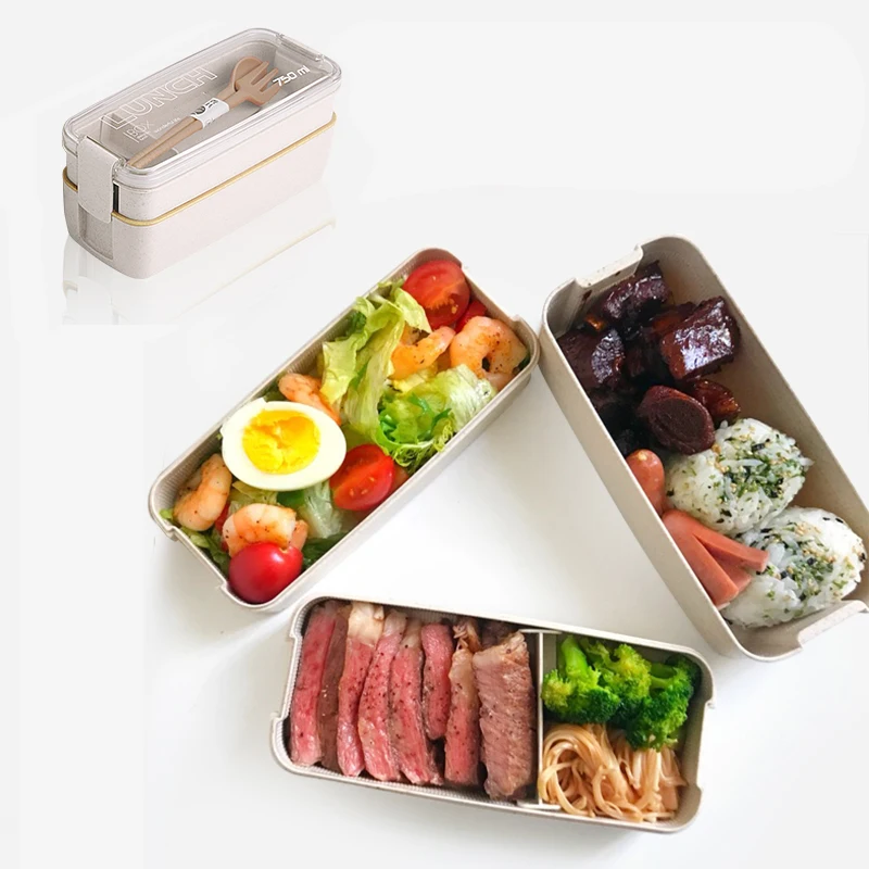 3-Layer-Portable-Healthy-Material-Lunch-Box-900ml-Wheat-Straw-Bento-Boxes-Microwave-Dinnerware-Food-Storage(2)