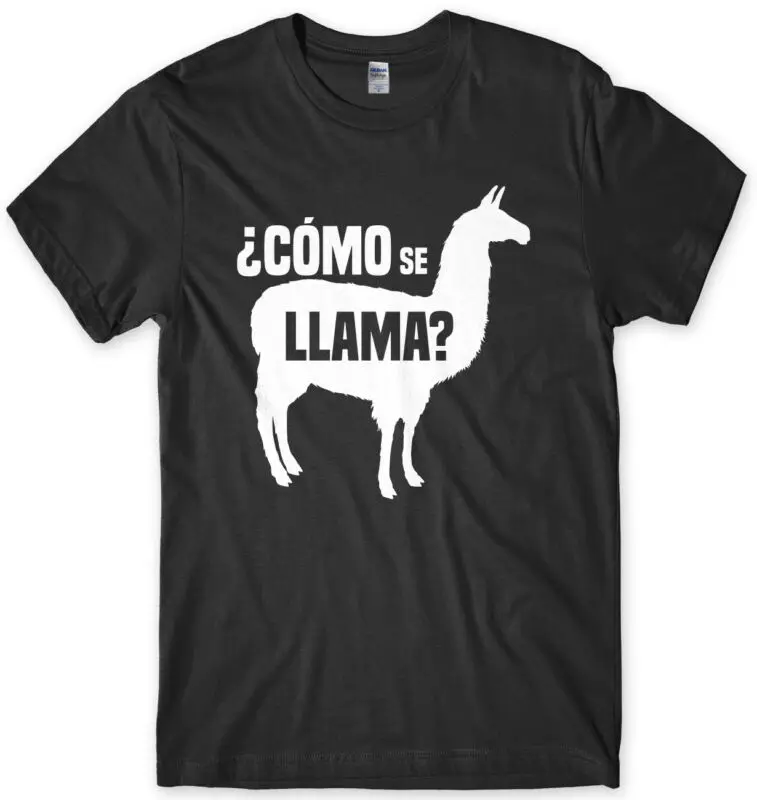 Como Se Llama? Mens Funny Unisex T-Shirt |