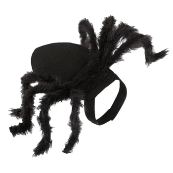 

New Spider Dog Costume Halloween Spider Pet Costumes Outfit Apparel Furry Spider Legs