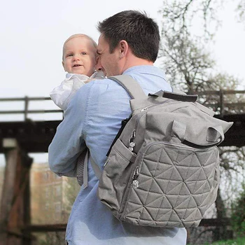 

Diaper backpack Mamy Bag Baby diaper storage bag comes equipped with 5 accessories
