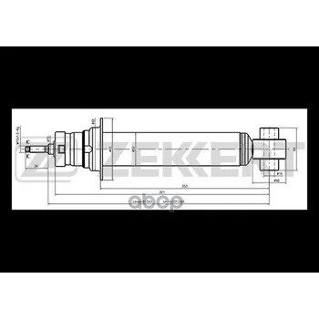 

Shock absorber suspension gas. Before. Peugeot 407 407 SW 04-zekkert art. sg-2556