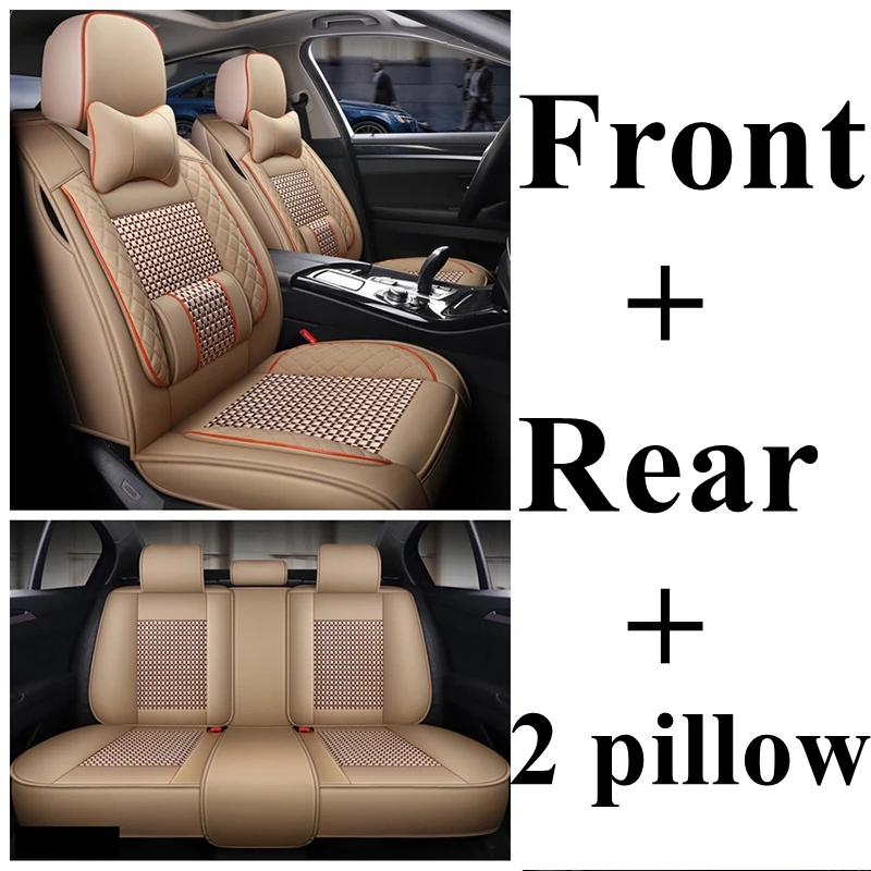 Dingdian чехол для автомобиля Toyota Corolla Yaris Pruis Hilux FJ Cruiser LC Prado Vios Auris Matrix Venza Zelas автомобильные аксессуары - Название цвета: Beige Luxury