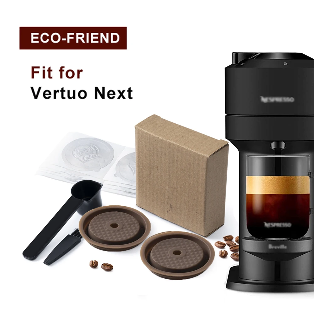 Icafilas многоразовая крышка кофейной капсулы для Nespresso Vertuo Next Крышка кофе пищевой
